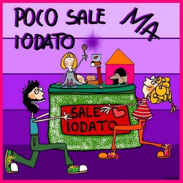 Il sale iodato è amico della tiroide!