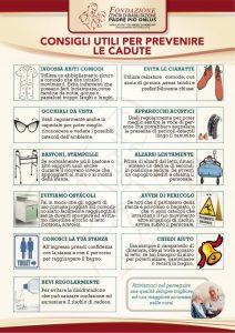 Poster-Consigli per prevenire le cadute